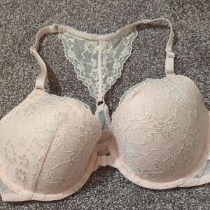 Victoria's Secret Lace Demi Bra - Light Pink